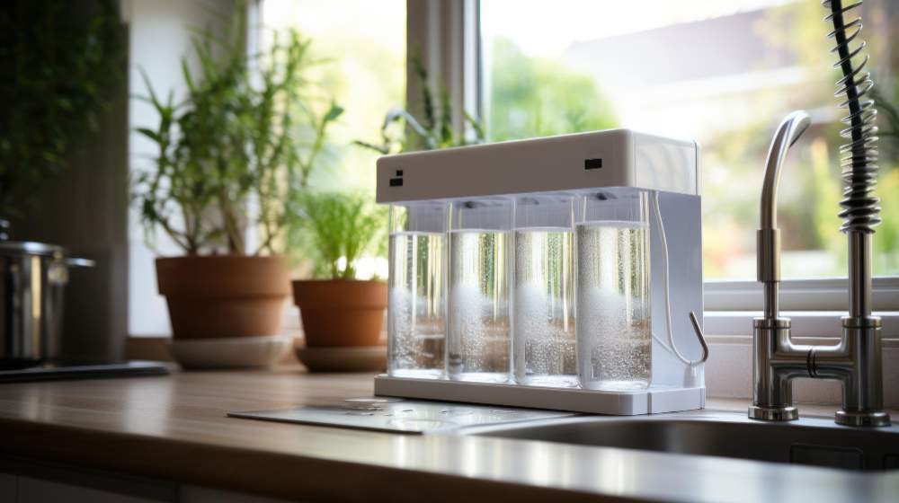 Water Filtration Concept.